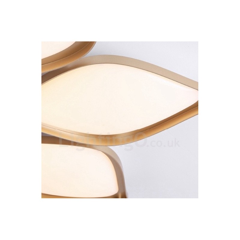 Lámpara empotrada de metal integrada contemporánea moderna de 3 luces