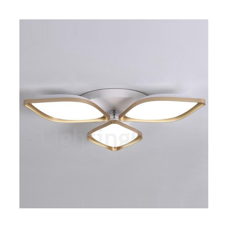 Lámpara empotrada de metal integrada contemporánea moderna de 3 luces