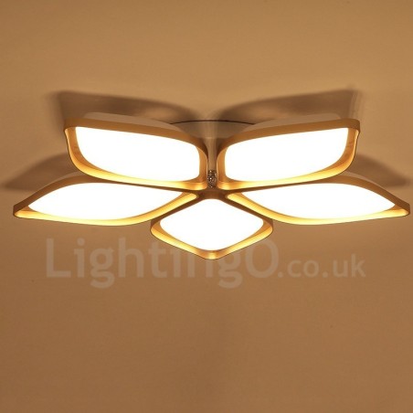 Lámpara empotrada de metal integrada contemporánea moderna de 5 luces Lámpara empotrada de metal integrada contemporánea moderna de 5 luces