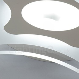 Lámpara empotrada de metal integrada contemporánea moderna