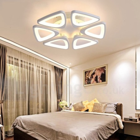 Lámpara empotrada integrada contemporánea moderna de 6 luces Lámpara empotrada integrada contemporánea moderna de 6 luces