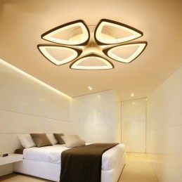 Lámpara empotrada integrada contemporánea moderna de 5 luces