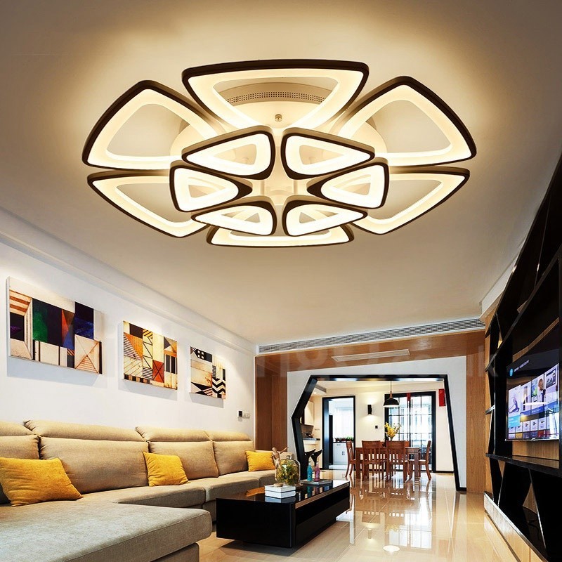 Lámpara empotrada integrada contemporánea moderna de 12 luces