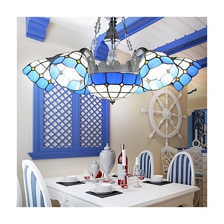 Lámparas y faroles de cabeza creativos con 6 + 1 luces y faroles en el Mediterráneo Lámparas y faroles de cabeza creativos con 6 + 1 luces y faroles en el Mediterráneo