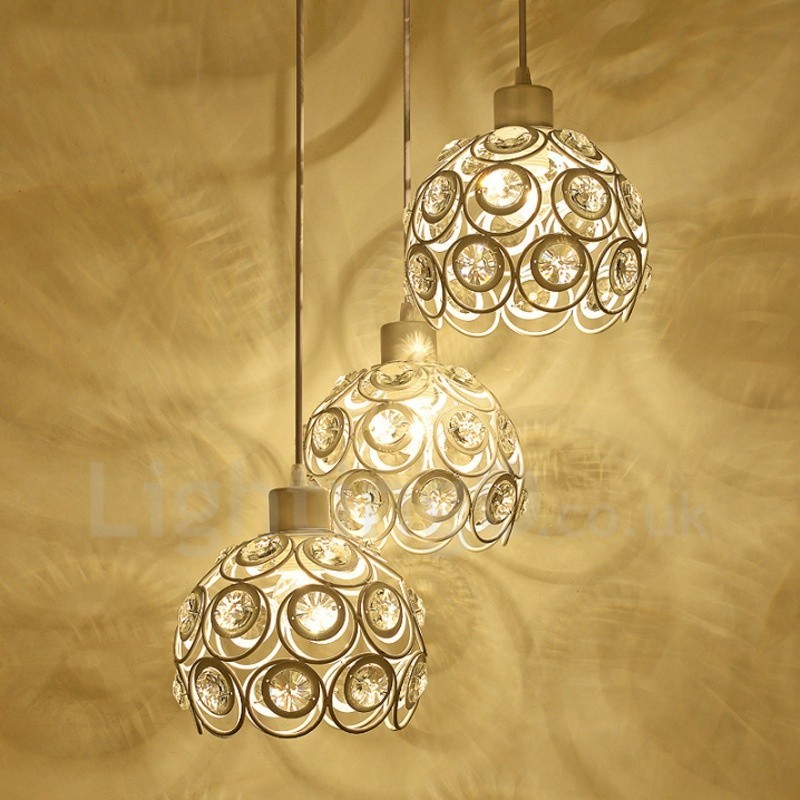 Lámpara colgante integrada Rustic Lodge de 3 luces