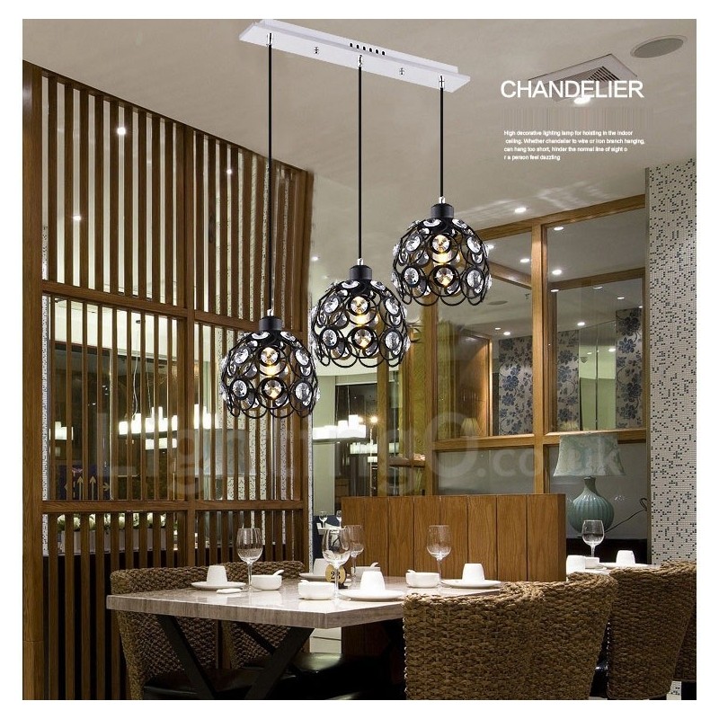 Lámpara colgante integrada Rustic Lodge de 3 luces