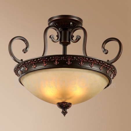 Lámpara empotrada de metal integrada Rustic Lodge de una sola luz Lámpara empotrada de metal integrada Rustic Lodge de una sola luz