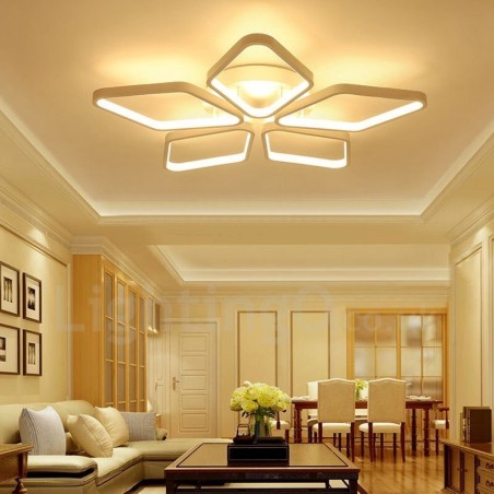 Lámpara empotrada de metal integrada contemporánea moderna de 5 luces Lámpara empotrada de metal integrada contemporánea moderna de 5 luces