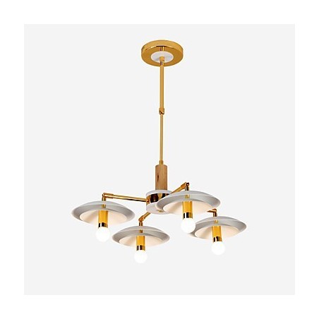 Lámpara de araña de 4 luces estilo mini, tradicional, clásica, moderna y contemporánea Lámpara de araña de 4 luces estilo mini, tradicional, clásica, moderna y contemporánea