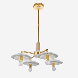 Lámpara de araña de 4 luces estilo mini, tradicional, clásica, moderna y contemporánea