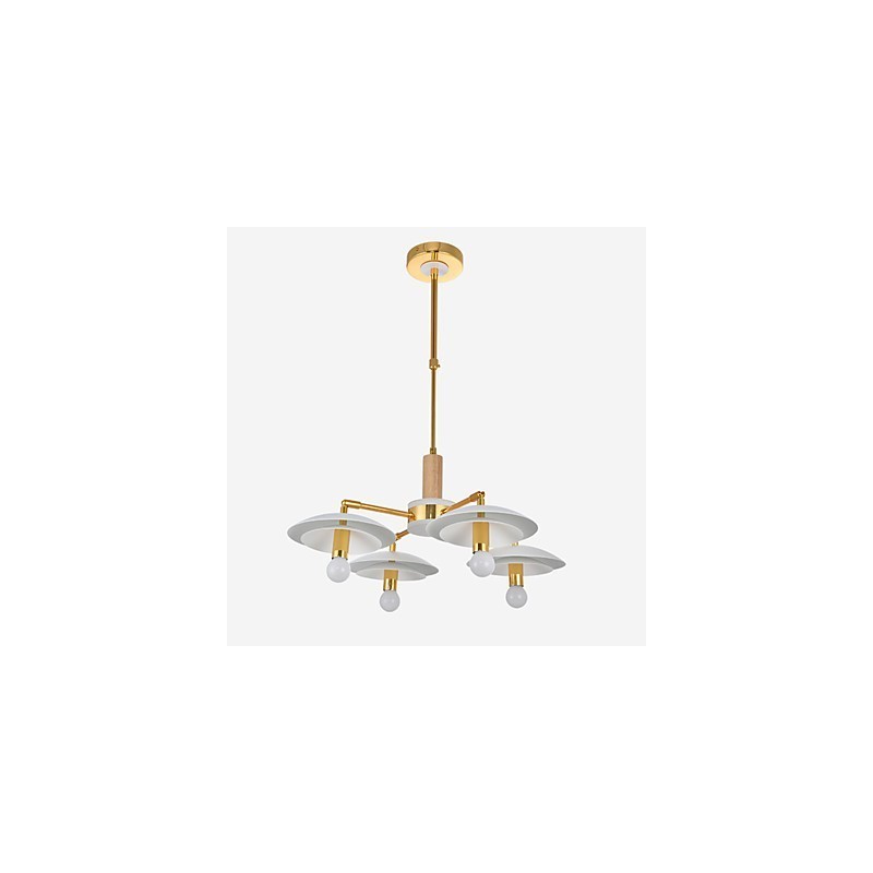 Lámpara de araña de 4 luces estilo mini, tradicional, clásica, moderna y contemporánea