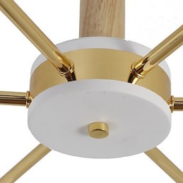 Lámpara de araña de 4 luces estilo mini, tradicional, clásica, moderna y contemporánea