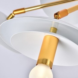 Lámpara de araña de 4 luces estilo mini, tradicional, clásica, moderna y contemporánea