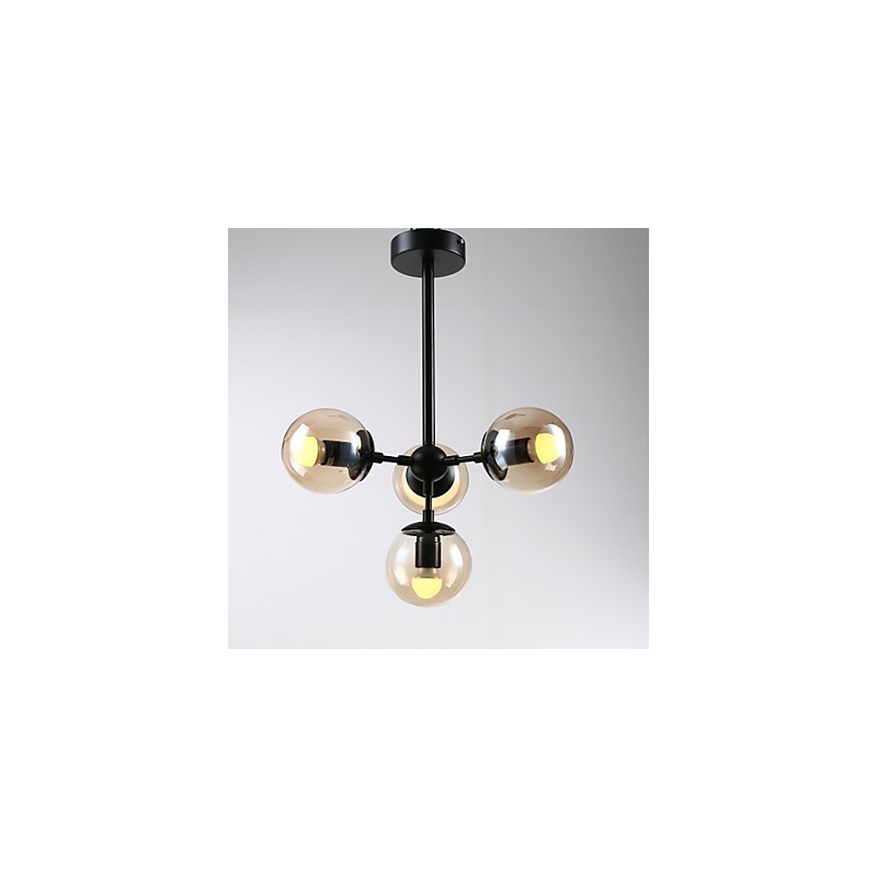 Lámpara de araña de metal con pintura retro clásica tradicional para diseñadores.