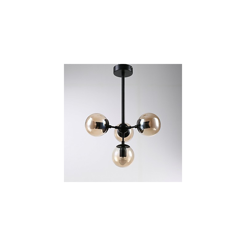 Lámpara de araña de metal con pintura retro clásica tradicional para diseñadores.