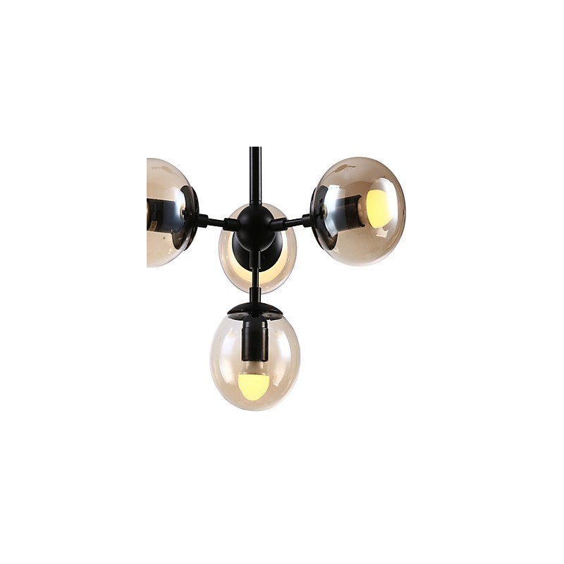Lámpara de araña de metal con pintura retro clásica tradicional para diseñadores.