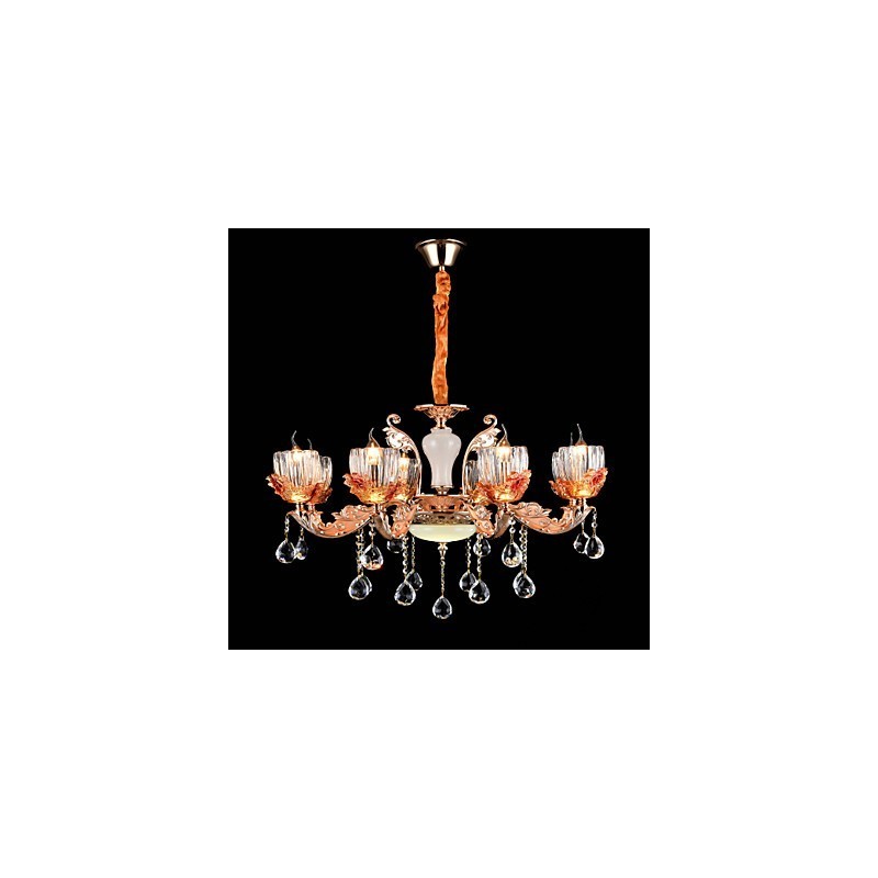 Lámpara colgante de metal estilo mini de cristal, moderna, contemporánea, tradicional, clásica, de aleación de zinc.