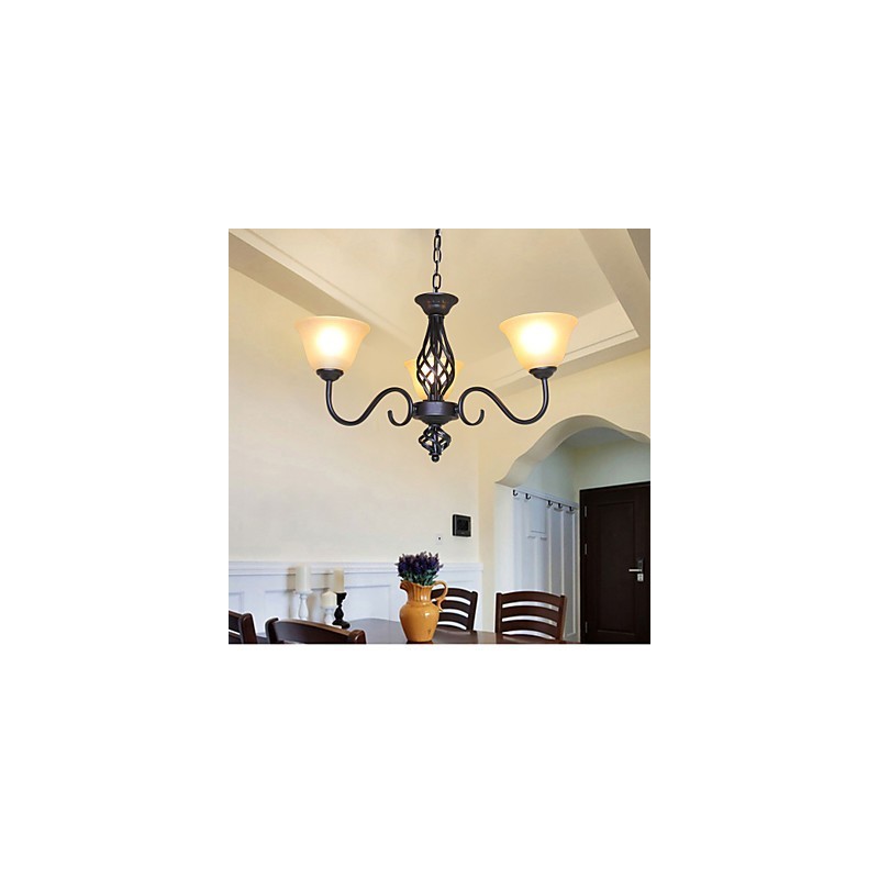 Lámpara de araña de metal, tradicional, clásica, rústica, estilo cabaña, vintage, retro, campestre, otros, para diseñadores de estilo mini.