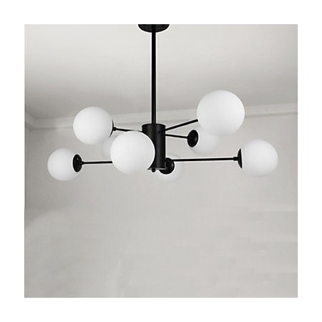 Lámpara de araña de metal estilo mini con pintura clásica tradicional contemporánea moderna Lámpara de araña de metal estilo mini con pintura clásica tradicional contemporánea moderna