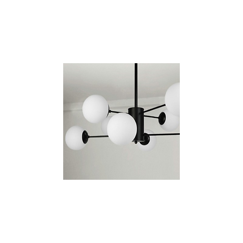 Lámpara de araña de metal estilo mini con pintura clásica tradicional contemporánea moderna