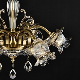 Lámpara de araña de 2 focos con diseño de cabaña rústica para diseñadores de interiores de metal.