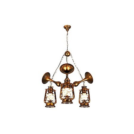 Lámpara de araña de metal con diseño de globo terráqueo estilo rústico vintage retro para diseñadores de estilo mini Lámpara de araña de metal con diseño de globo terráqueo estilo rústico vintage retro para diseñadores de estilo mini