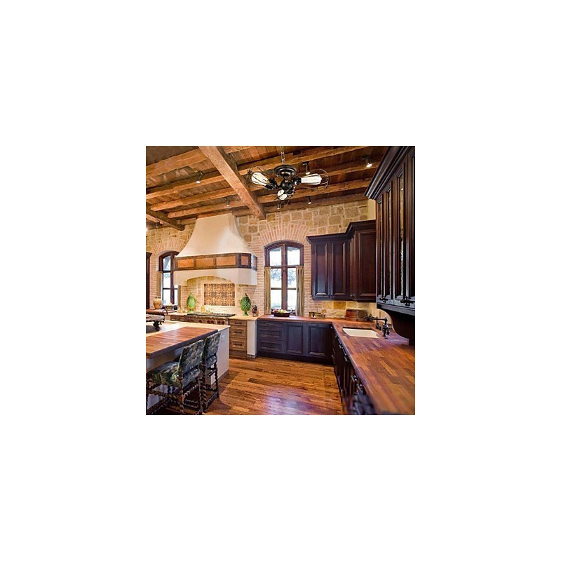 Lámpara de araña de metal con diseño de estilo mini, con pintura retro