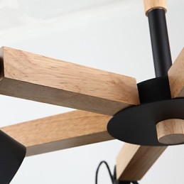 Lámpara de araña estilo mini moderna contemporánea de metal