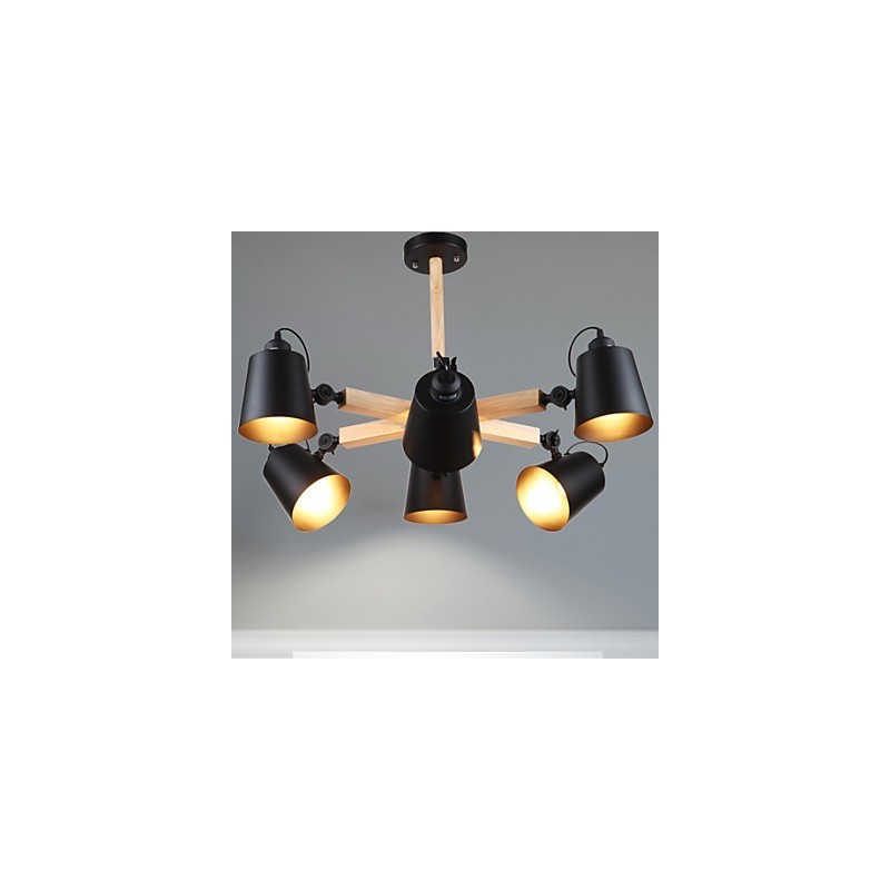 Lámpara de araña estilo mini moderna contemporánea de metal