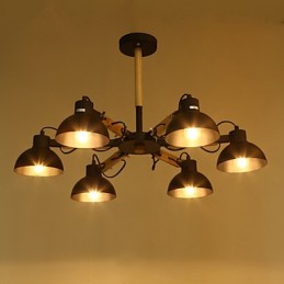 Lámpara de araña estilo mini moderna contemporánea de metal