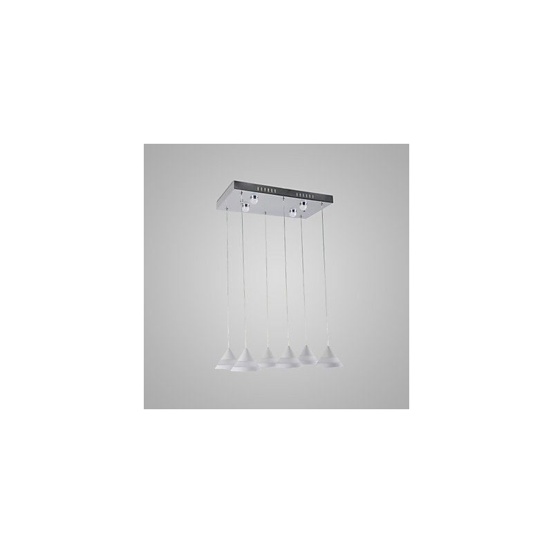 Lámpara colgante moderna contemporánea de acrílico