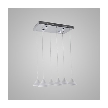 Lámpara colgante moderna contemporánea de acrílico