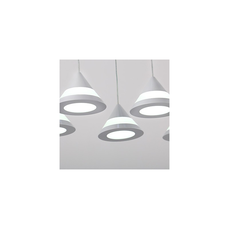 Lámpara colgante moderna contemporánea de acrílico