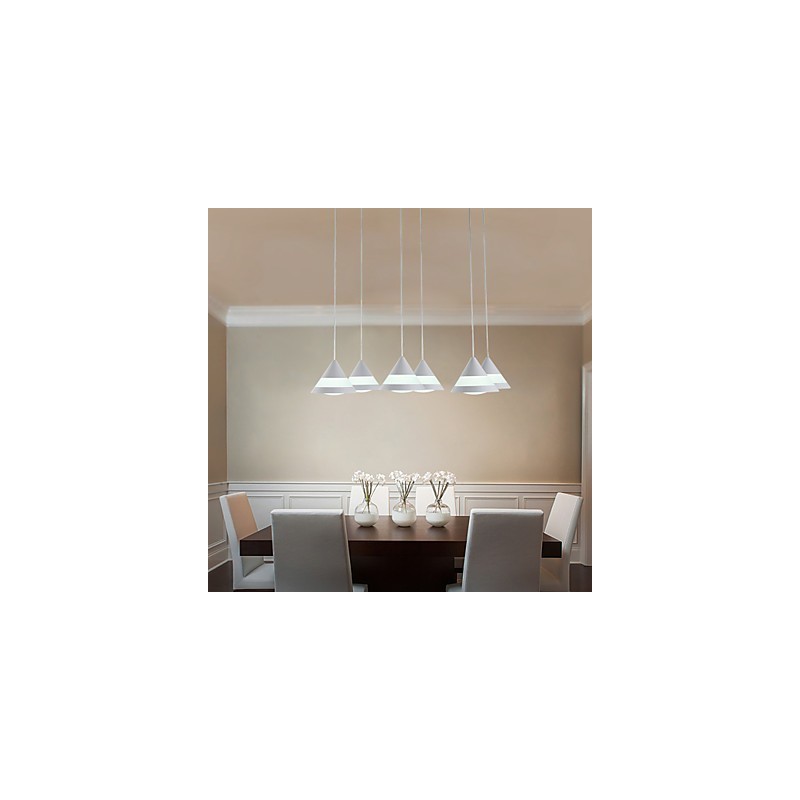 Lámpara colgante moderna contemporánea de acrílico