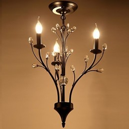 Lámpara de araña de cristal con diseño de globo campestre, moderna, contemporánea, tradicional, clásica, rústica, vintage, retro