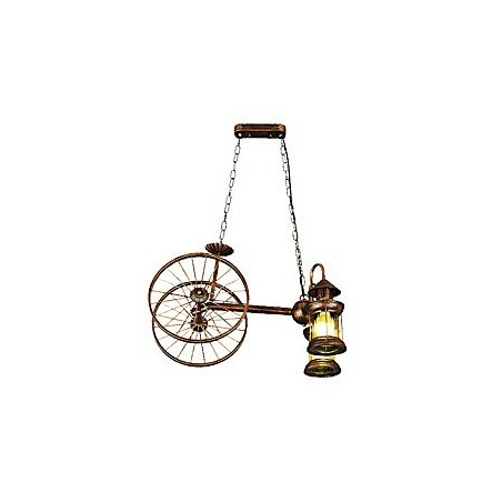 Lámpara de araña de metal con diseño de globo terráqueo estilo rústico vintage retro para diseñadores de estilo mini Lámpara de araña de metal con diseño de globo terráqueo estilo rústico vintage retro para diseñadores de estilo mini