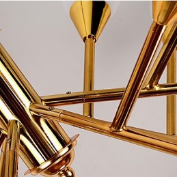 Lámpara de araña nórdica simple y atmosférica, estilo pastoral, creativa, para vestíbulo.