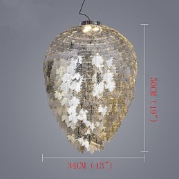 Lámpara de araña clásica tradicional galvanizada con función de candelabro de metal estilo mini