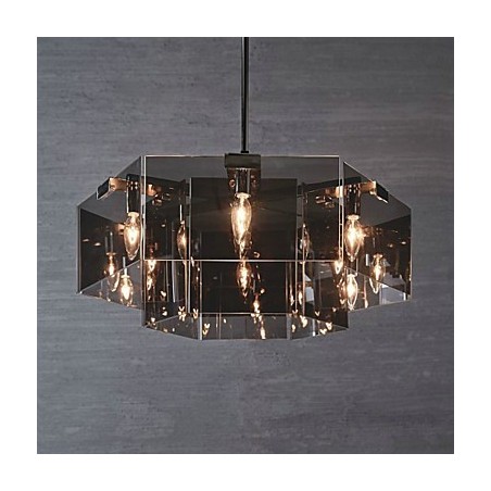 Lámpara de araña de metal de 6 focos para interiores con diseño de cabaña rústica para diseñadores Lámpara de araña de metal de 6 focos para interiores con diseño de cabaña rústica para diseñadores