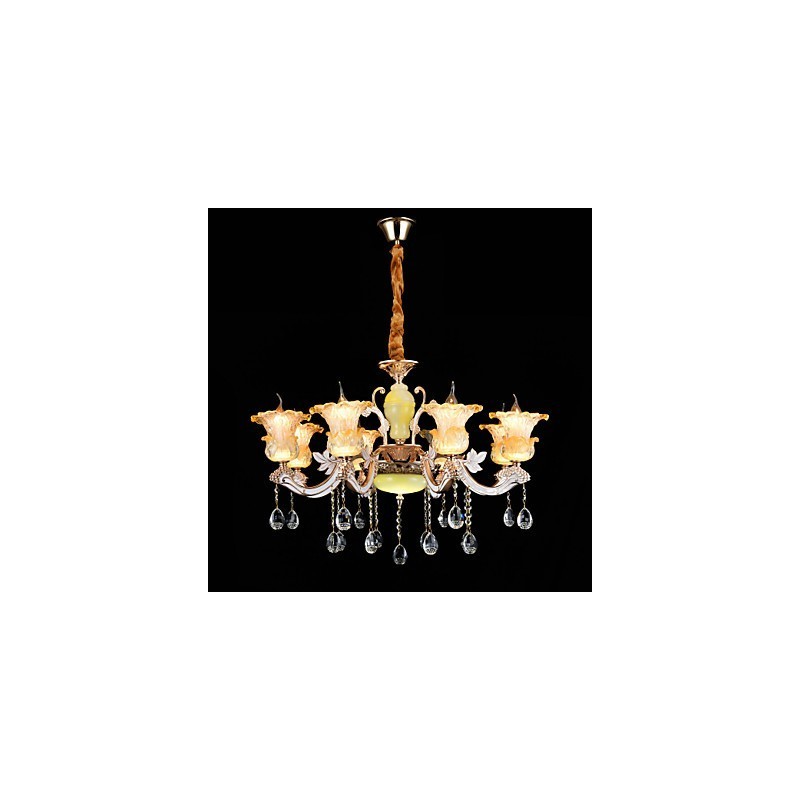 Lámpara colgante de metal estilo mini de cristal, moderna, contemporánea, tradicional, clásica, de aleación de zinc.