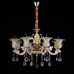Lámpara colgante de metal estilo mini de cristal, moderna, contemporánea, tradicional, clásica, de aleación de zinc.