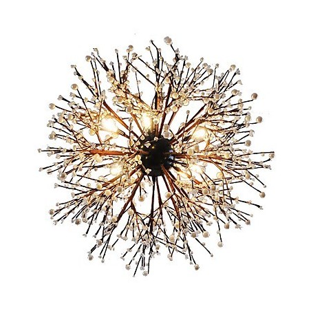 Lámpara de araña moderna de hierro forjado vintage con 8 luces, estilo fuegos artificiales, lámpara colgante de isla, luz de techo Lámpara de araña moderna de hierro forjado vintage con 8 luces, estilo fuegos artificiales, lámpara colgante de isla, luz de techo