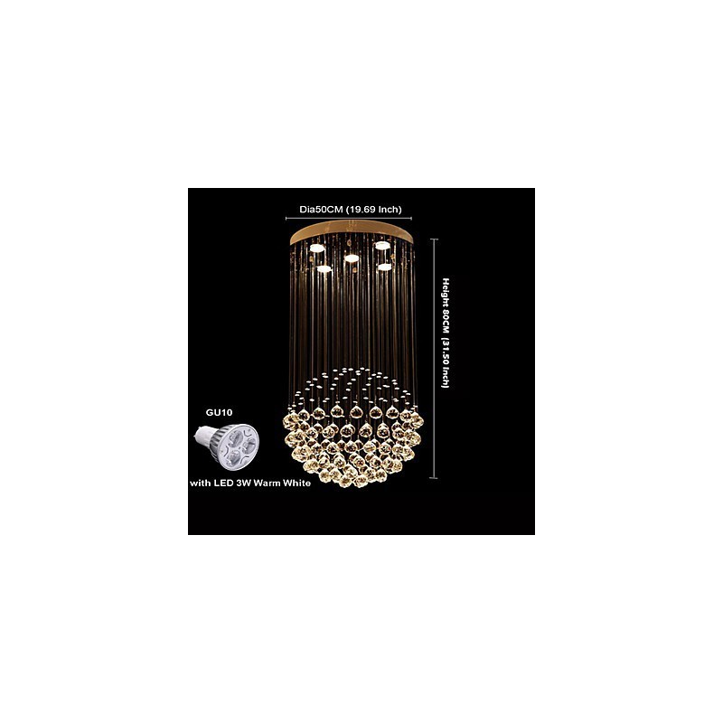 Lámpara colgante de metal galvanizado con cristal, estilo rústico, estilo cabaña, estilo tradicional, moderno y contemporáneo.