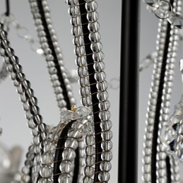 Lámpara de araña de cristal de 8 luces, moderna, contemporánea, tradicional, clásica, rústica, estilo cabaña, vintage, retro.