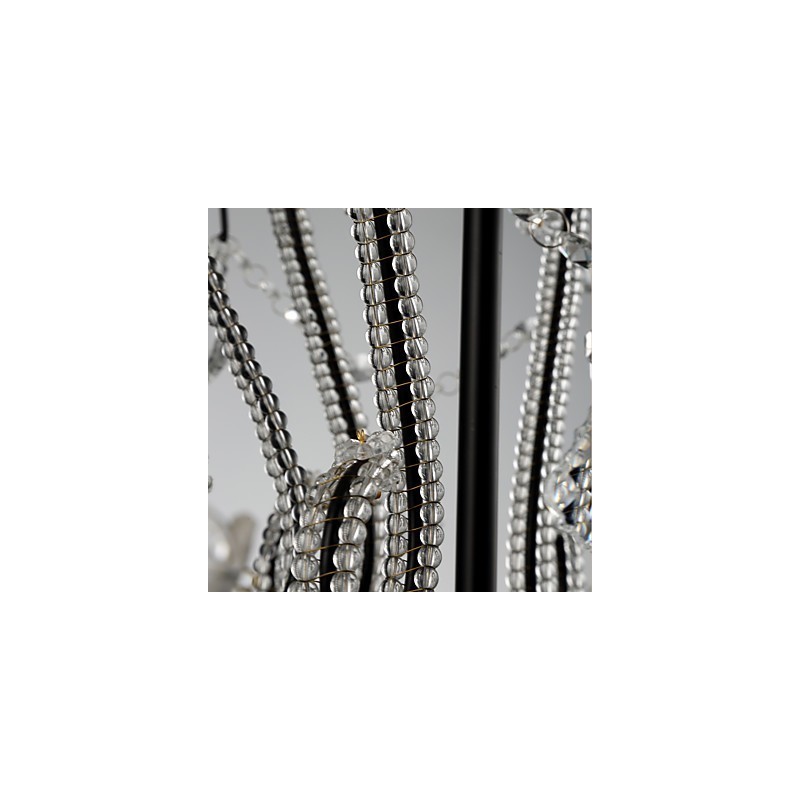 Lámpara de araña de cristal de 8 luces, moderna, contemporánea, tradicional, clásica, rústica, estilo cabaña, vintage, retro.