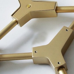 Lámpara colgante de bambú de madera estilo mini con pintura clásica tradicional