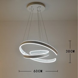 Lámpara de araña de atmósfera creativa y sencilla del norte de Europa, accesorio de iluminación decorativo para cantina.