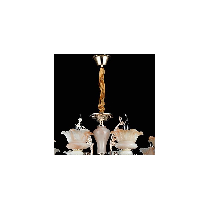 Lámpara colgante de metal estilo mini de cristal, moderna, contemporánea, tradicional, clásica, de aleación de zinc.