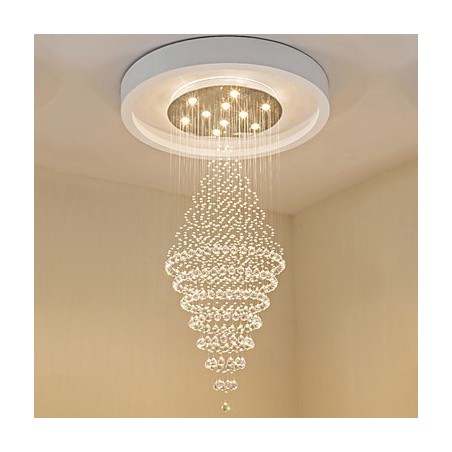 Lámpara colgante de techo de cristal contemporánea, lámpara de araña moderna, iluminación colgante para el hogar, lámparas de araña, accesorios Lámpara colgante de techo de cristal contemporánea, lámpara de araña moderna, iluminación colgante para el hogar, lámparas de araña, accesorios