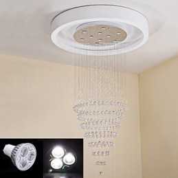 Lámpara colgante de techo de cristal contemporánea, lámpara de araña moderna, iluminación colgante para el hogar, lámparas de araña, accesorios